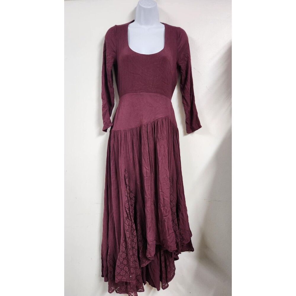 Free People Sea Me Maxi Dress Size S - Picture 2 of 7